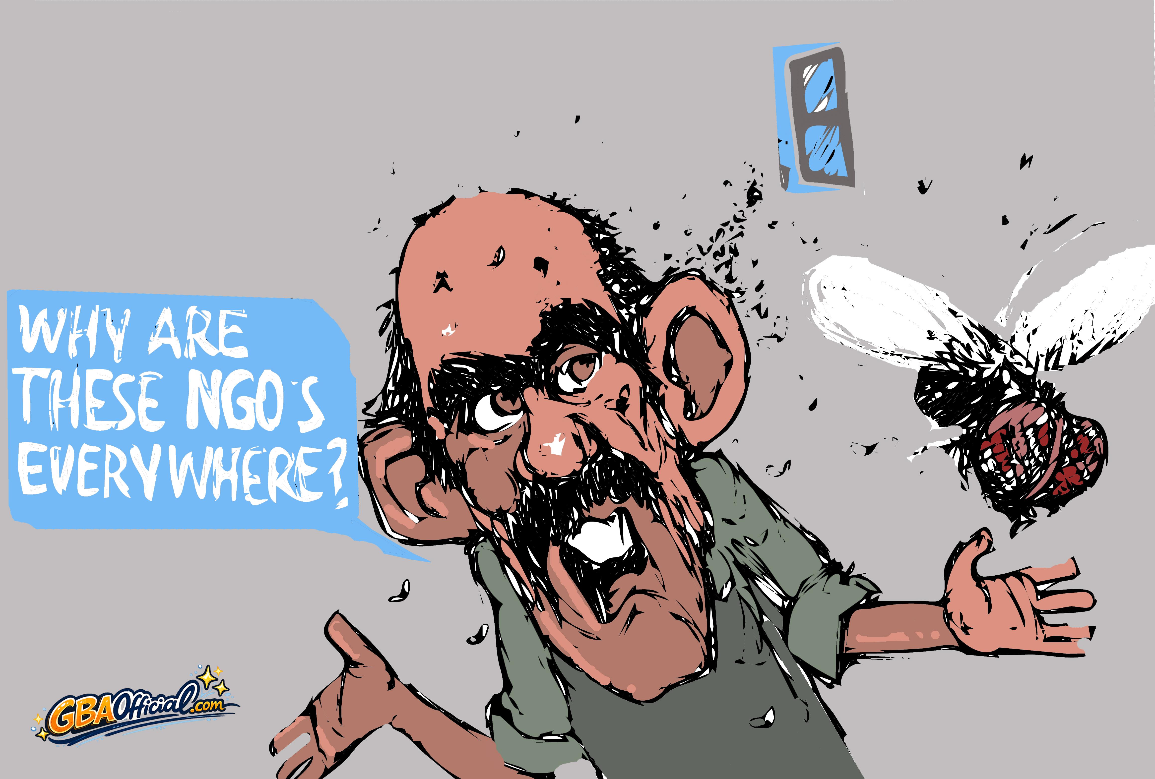 Aid buzzes loud. Accountability whispers.