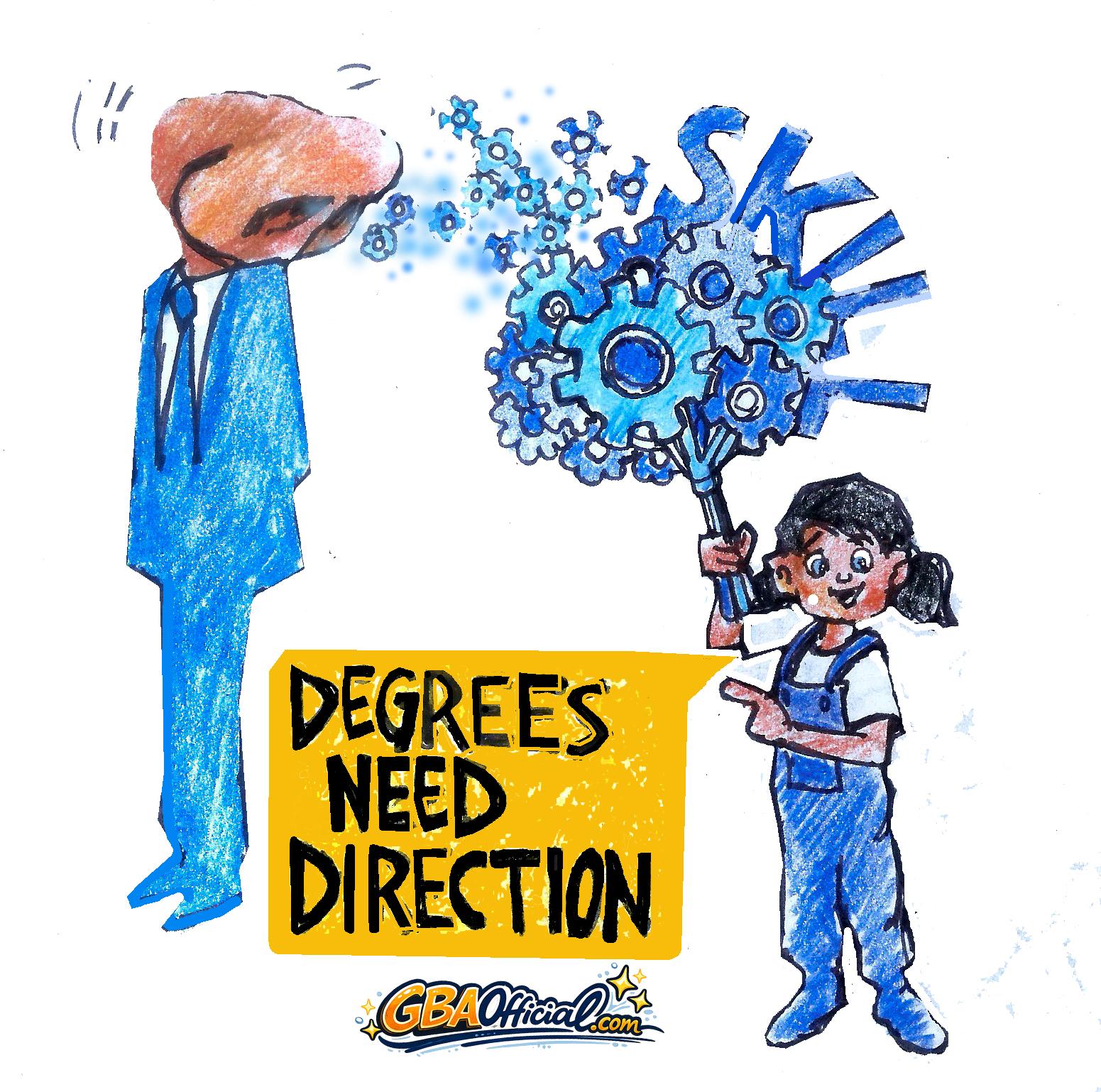 A degree opens doors. Skills show the way.