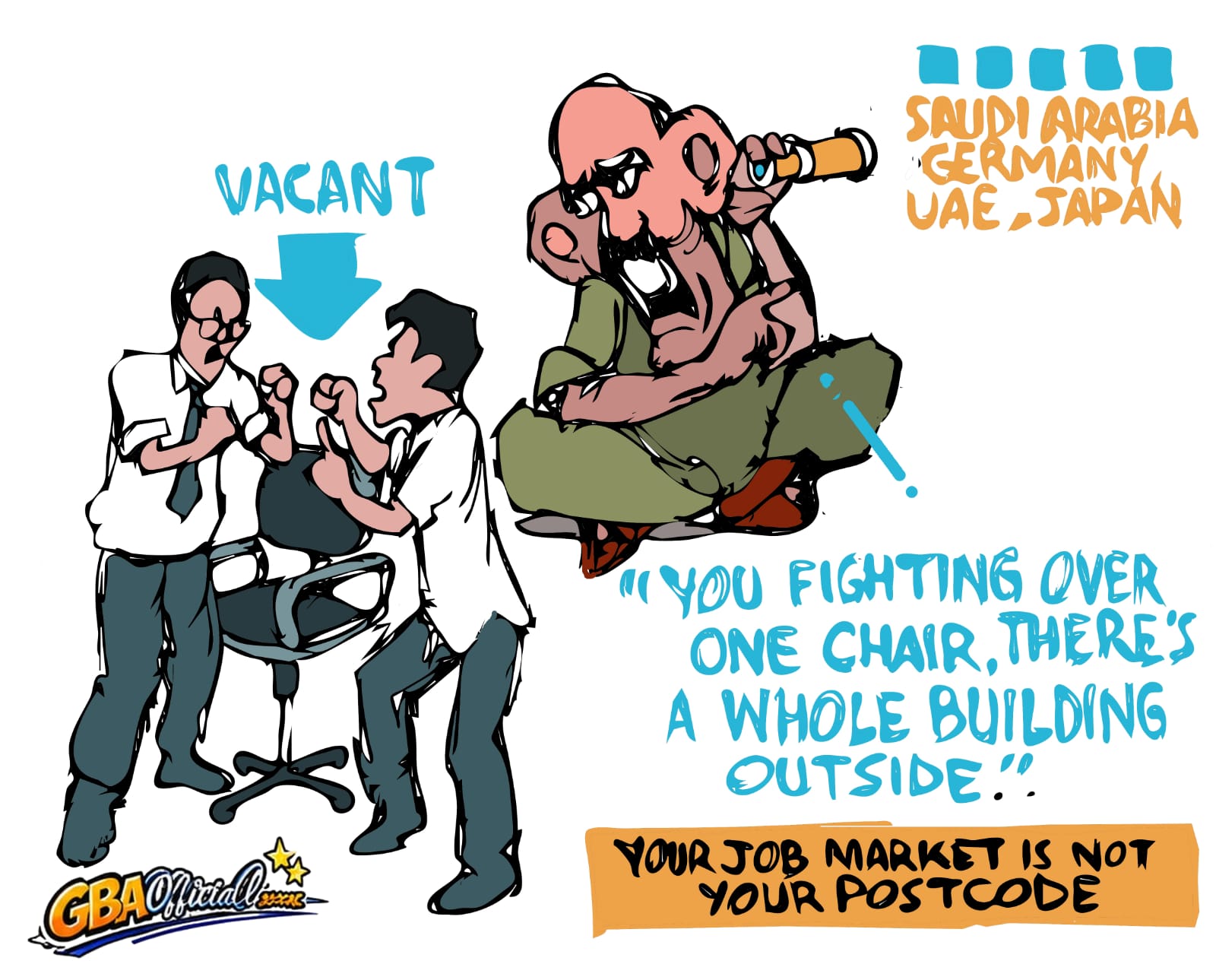 Your job market is NOT your postcode.